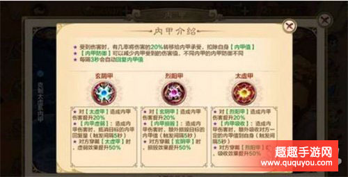 热血江湖内甲系统如何加点