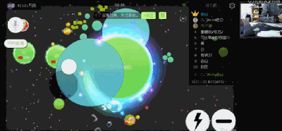 一起来看看球球大作战有技术的土豪操作秀表演