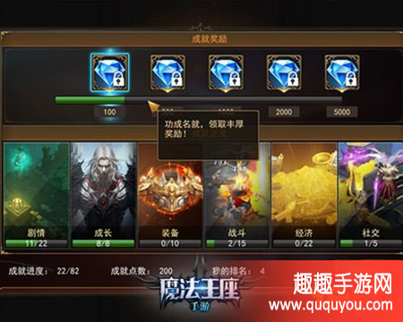 魔法王座成就系统有何攻略