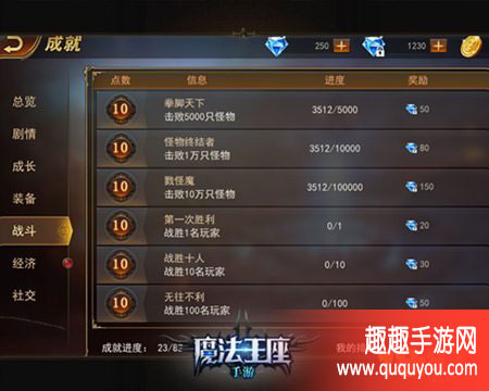 魔法王座成就系统有何攻略